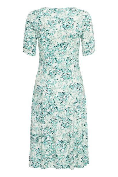 20617544 Ditsy Floral Print S/S Summer D Green
