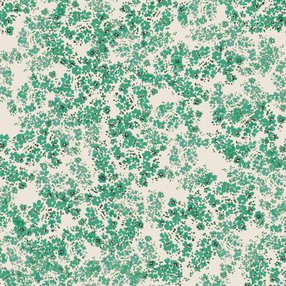20617544 Ditsy Floral Print S/S Summer D Green