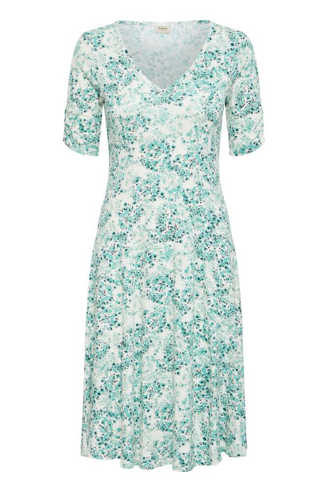 20617544 Ditsy Floral Print S/S Summer D Green