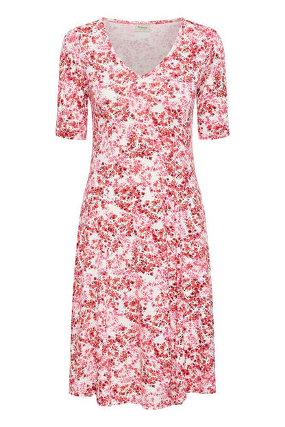 20617544 Ditsy Floral Print S/S Summer D Pink