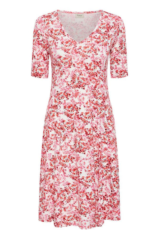 20617544 Ditsy Floral Print S/S Summer D Pink