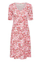 20617544 Ditsy Floral Print S/S Summer D Pink
