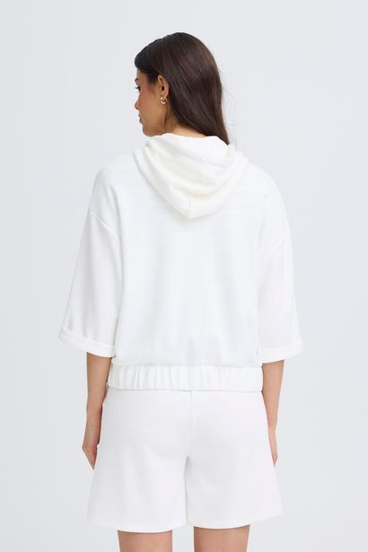 20617574 Elastic Bottom Zip Up Hoodie Desert Sage