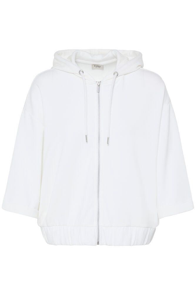 20617574 Elastic Bottom Zip Up Hoodie Desert Sage