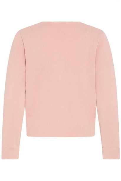 20617587 Short Boxy Pocket Cardigan Rose Pink