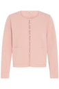 20617587 Short Boxy Pocket Cardigan Rose Pink