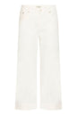 20617611 Wide Leg Short Jeans Cream