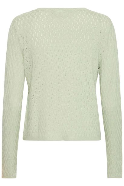 20617624 Short Loose Knit Cardigan Desert Sage