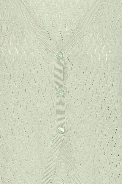 20617624 Short Loose Knit Cardigan Desert Sage