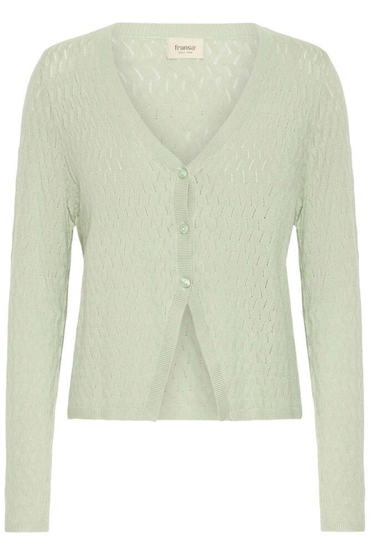 20617624 Short Loose Knit Cardigan Desert Sage