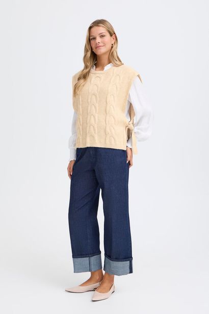 20617640 Open Side O-Neck S/L Jumper Navy