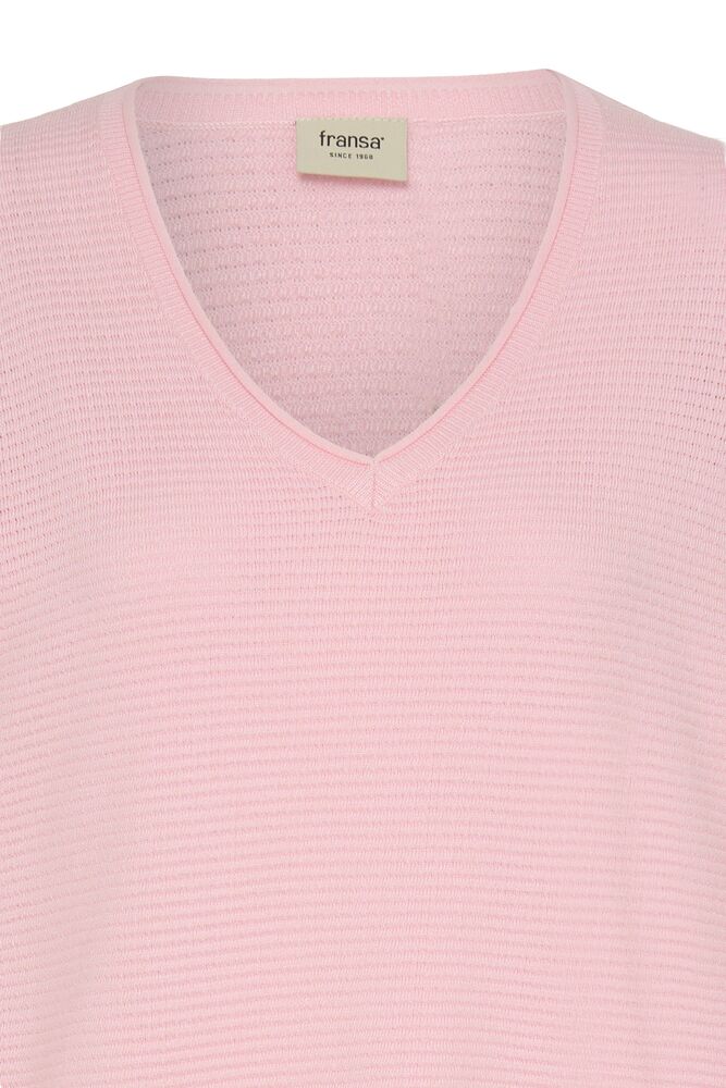 20618090 COTTON MIX RELAXED FIT V-NECK BALLOON SLVE JUMPER Navy