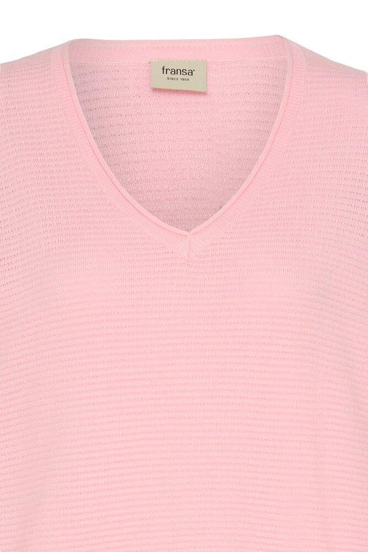 20618090 COTTON MIX RELAXED FIT V-NECK BALLOON SLVE JUMPER Navy