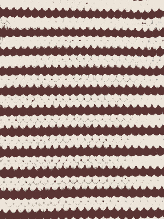 20618093 hex/stripe soft feel l/sl top Wine/Cream