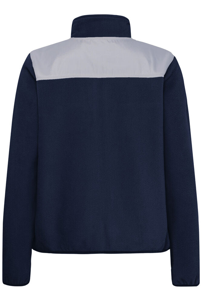 20618215 2 TONE ZIP UP FLEECE Wine-Red