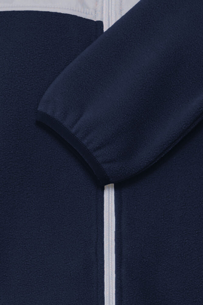 20618215 2 TONE ZIP UP FLEECE Wine-Red