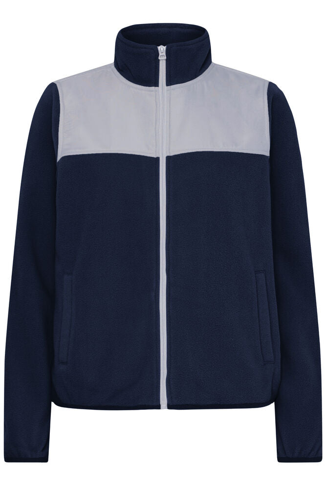 20618215 2 TONE ZIP UP FLEECE Wine-Red