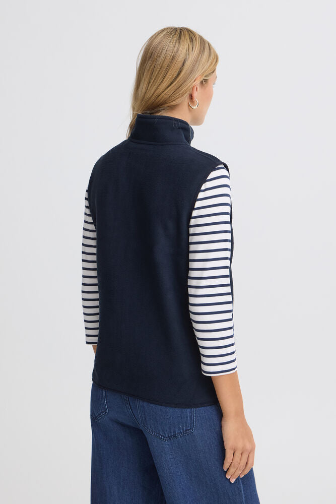 20618216 ZIP UP FLEECE GILET Navy/Blue