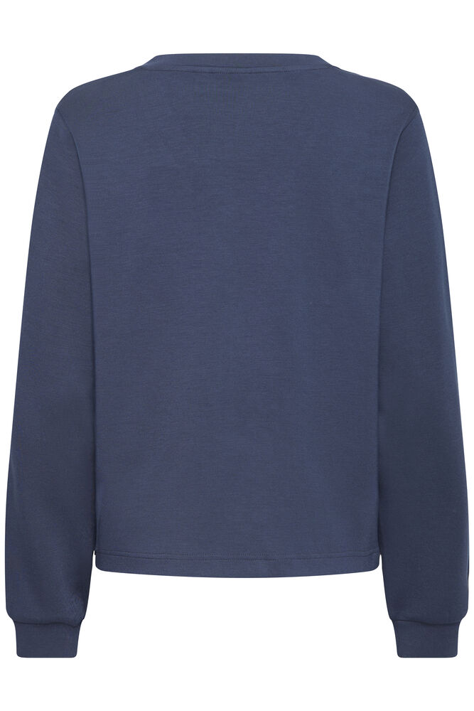 20618371 SUPER SOFT V-NECK SCUBA FABRIC SWEATSHIRT Navy
