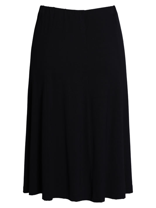 207241 Basic Jersey Skirt Black