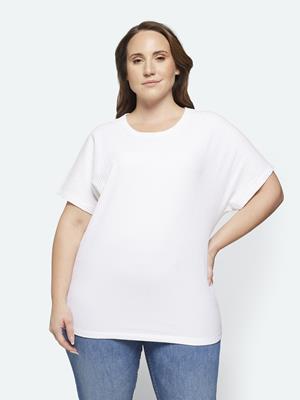 218910 O-NECK S/S LOOSE FIT T-SHIRT White