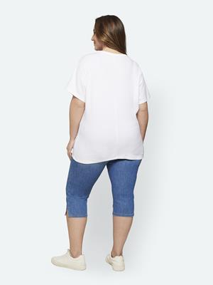 218910 O-NECK S/S LOOSE FIT T-SHIRT White