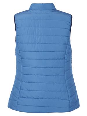 219238 Padded Casual Gilet 2 Tone Burgandy
