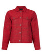 219550 Tweed Short Jacket Red