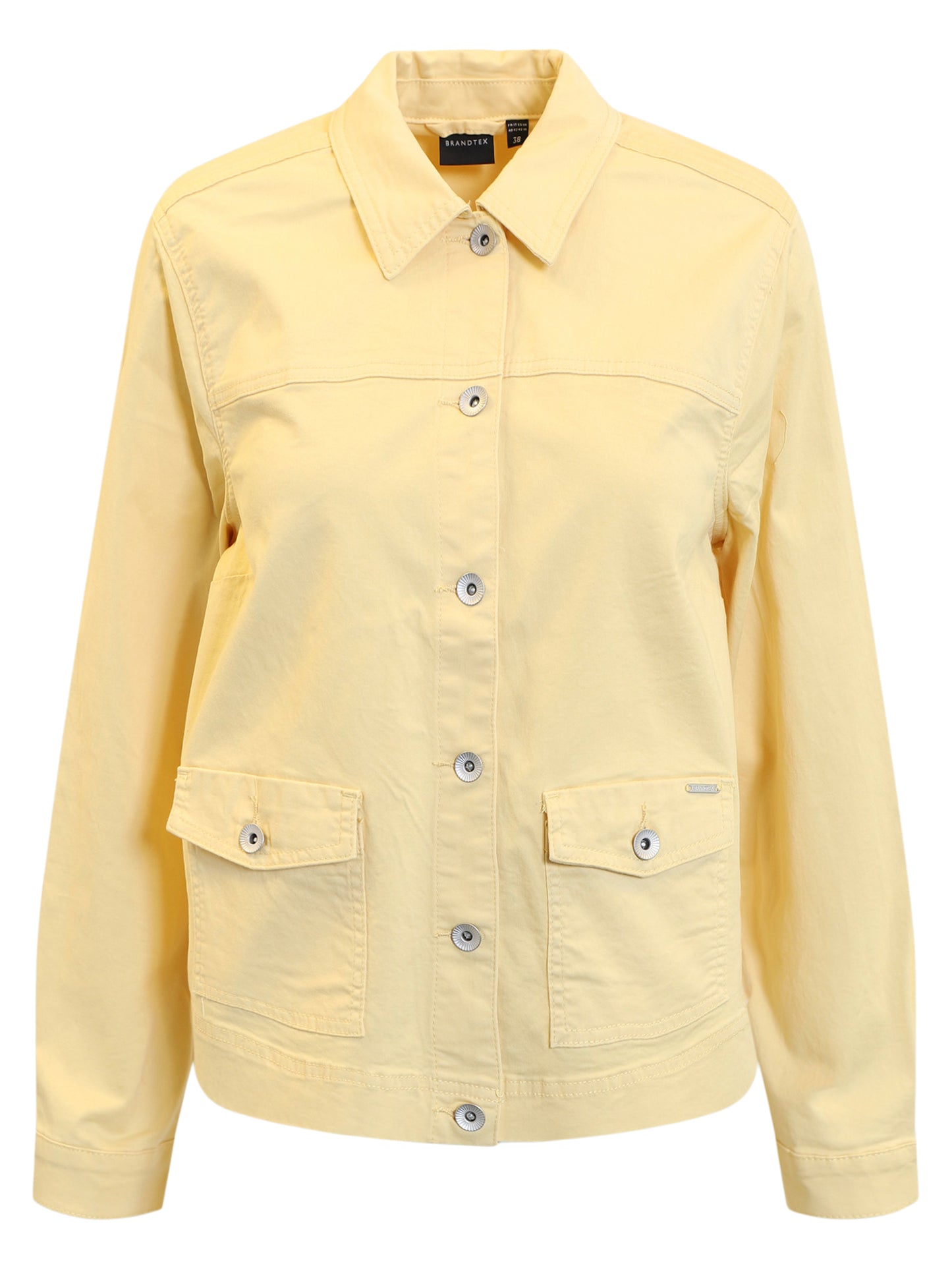 219942 Stretch Denim Style Jacket Sand