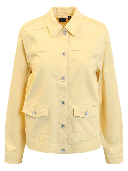 219942 Stretch Denim Style Jacket Sand