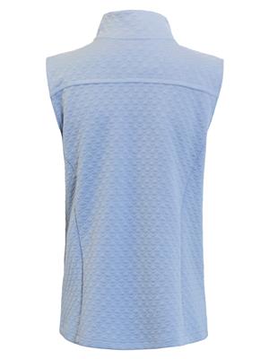219984 Zip Up Soft Gilet Baby Blue