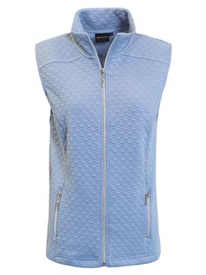 219984 Zip Up Soft Gilet Baby Blue