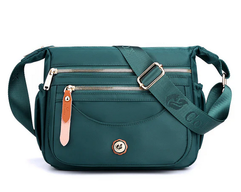 2228 Small Multi Pocket Cross Body Bag Teal