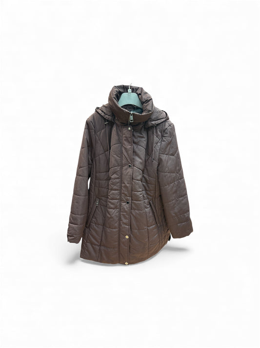 30690052 Mid Length Fitted Jacket Burgandy