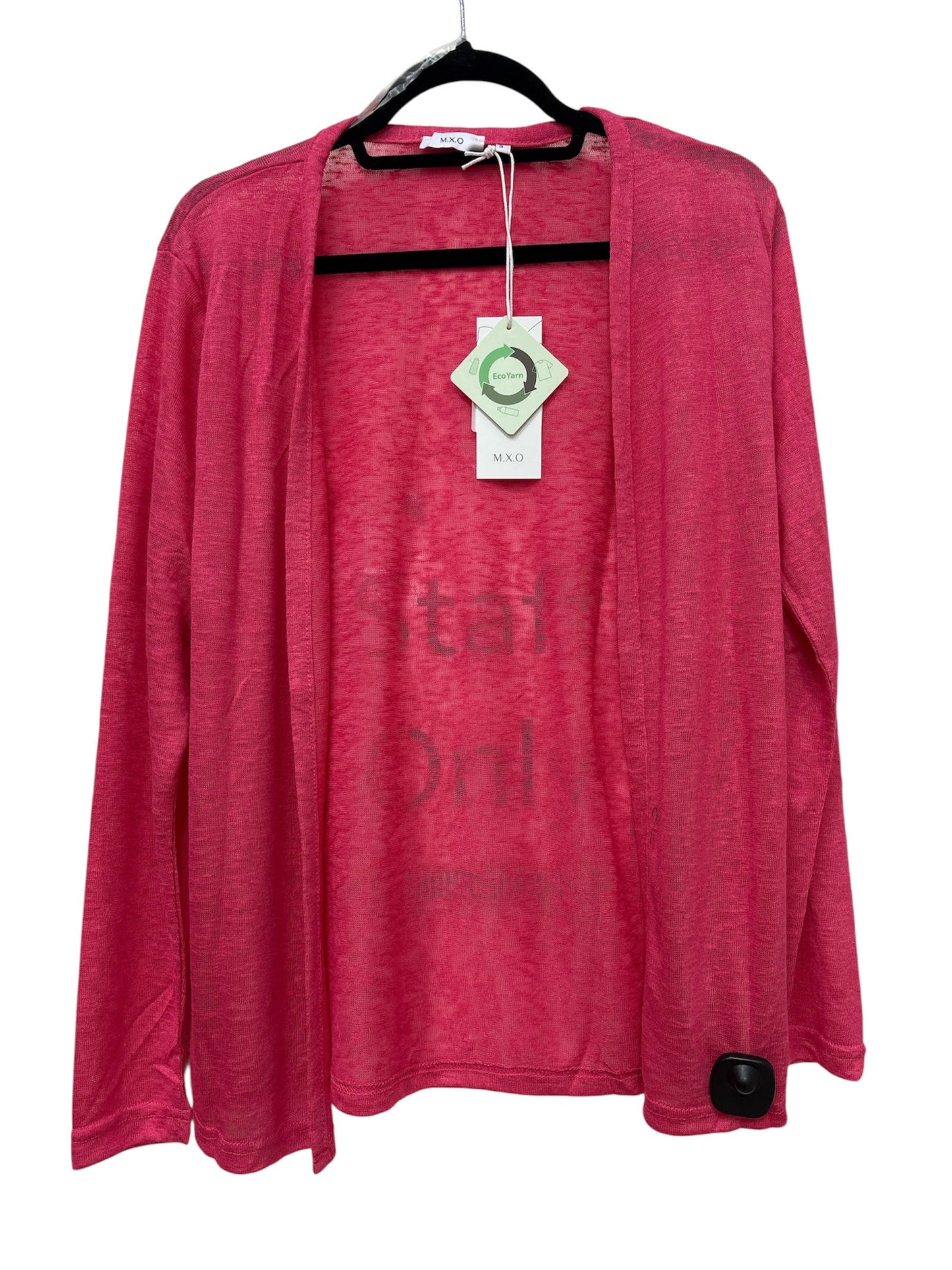 32238 Light Layer Summer Cardigan Pink