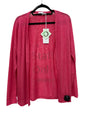 32238 Light Layer Summer Cardigan Pink