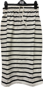 32251 Midi Skirt Matching Tee Striped Black/White