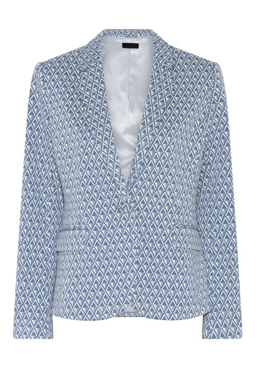 3417 Printed Blazer Jacket Blue