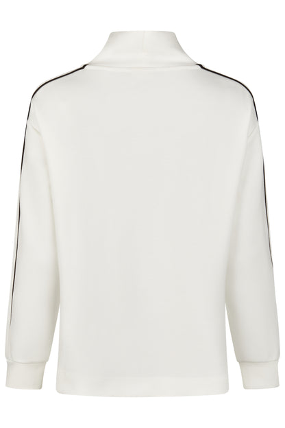 35610052 Stud Detail Sweater Black/Cream