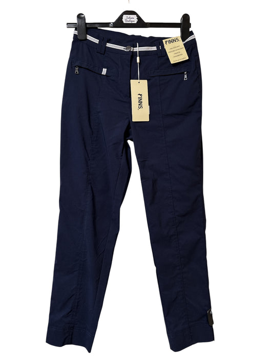378Ct BENGALINE JEAN STYLE "BELT" SLIM 7/8 LENGTH Navy