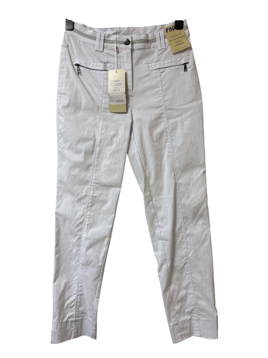 378Ct BENGALINE JEAN STYLE "BELT" SLIM 7/8 LENGTH White
