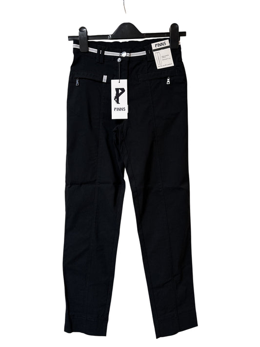 378Ct BENGALINE JEAN STYLE "BELT" SLIM 7/8 LENGTH Black