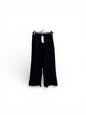 38910 Wide Leg Cotton Pull Up 7/8 Trouse Black