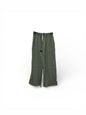 38910 Wide Leg Cotton Pull Up 7/8 Trouse Khaki