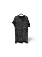 39313 Sequence S/S Tunic Dress Black