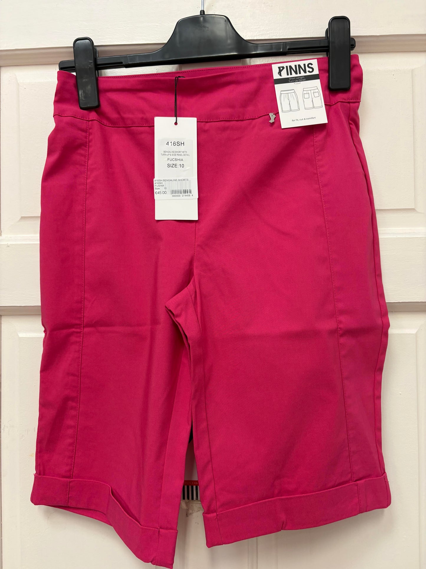 416Sh Bengaline Shorts Fushia