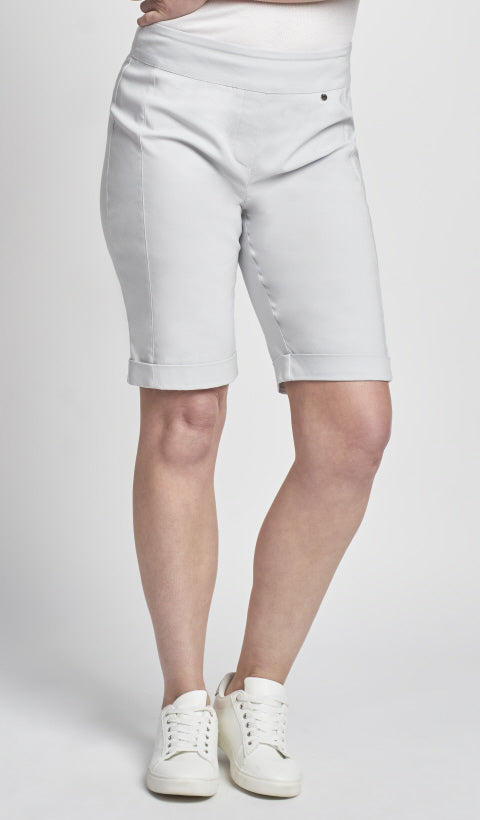 416Sh Bengaline Shorts White