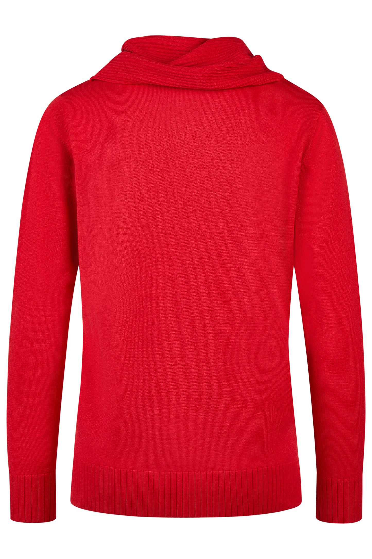45020052 Cowel Neck Knit Jumper Red