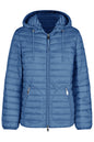 50490062 Padded Short Stripe Detail Coat Blue