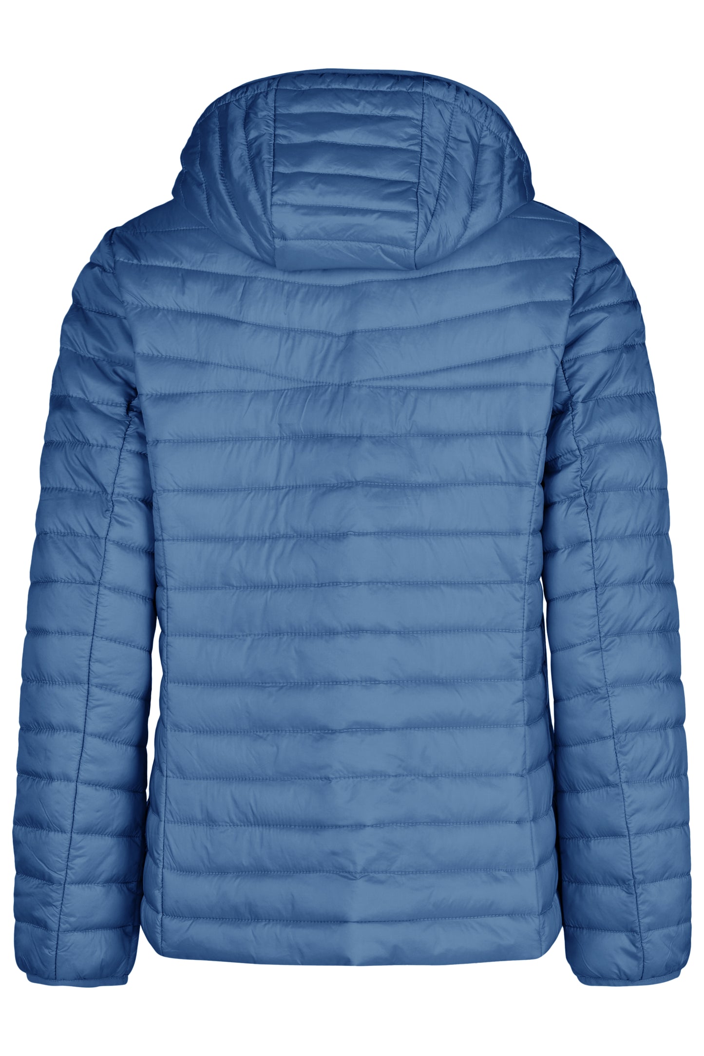 50490062 Padded Short Stripe Detail Coat Blue